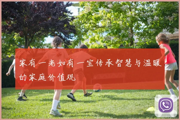 家有一老如有一宝传承智慧与温暖的家庭价值观